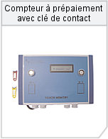 Compteur avec clé de contact
